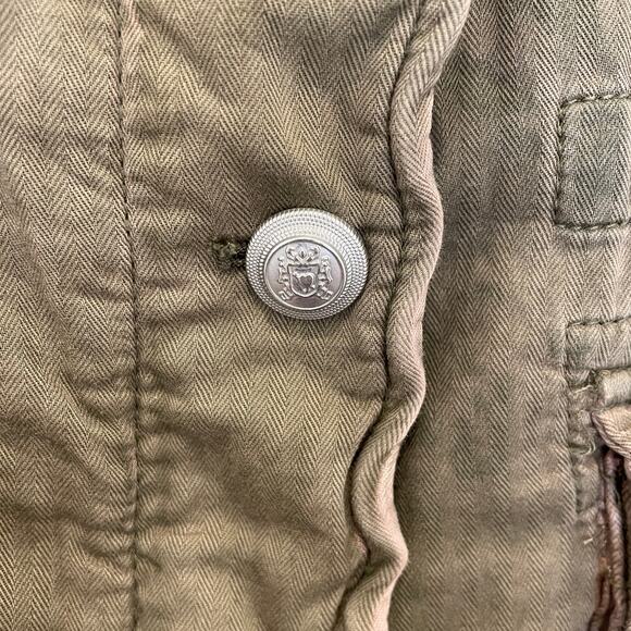 Free People Not Your Brother's Jacket Surplus Utility Military Olive Green XS - Picture 5 of 8